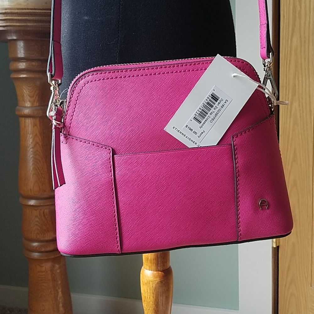 NWT Etienne Aigner Leather Crossbody - Picture 4 of 7